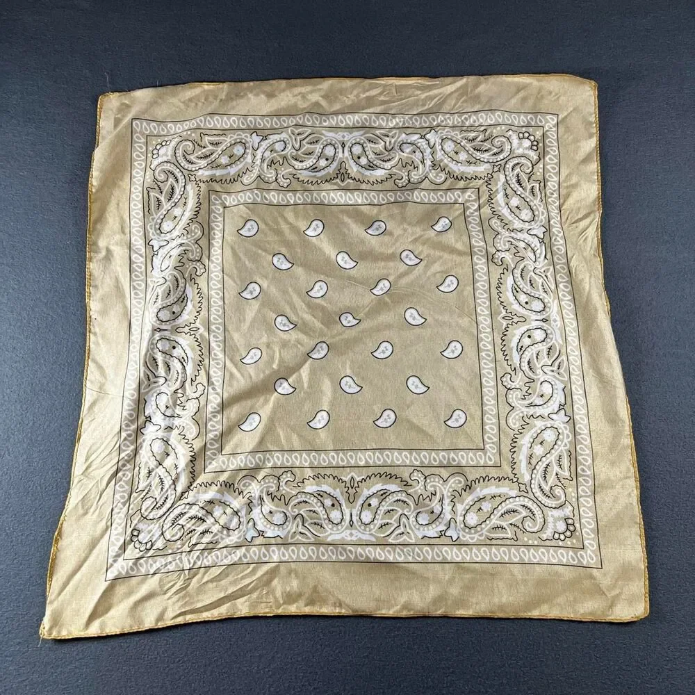 Unbranded Men's Yellow and Gold Scarf-wraps